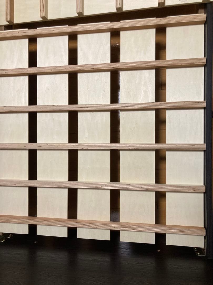 ②マナベインテリアハーツ　シングルベッド　フレーム　ダークブラウン