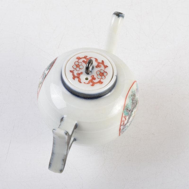 平安 丹祐造 色絵 山水人物文 水滴 共箱 V 8798の通販はau PAY