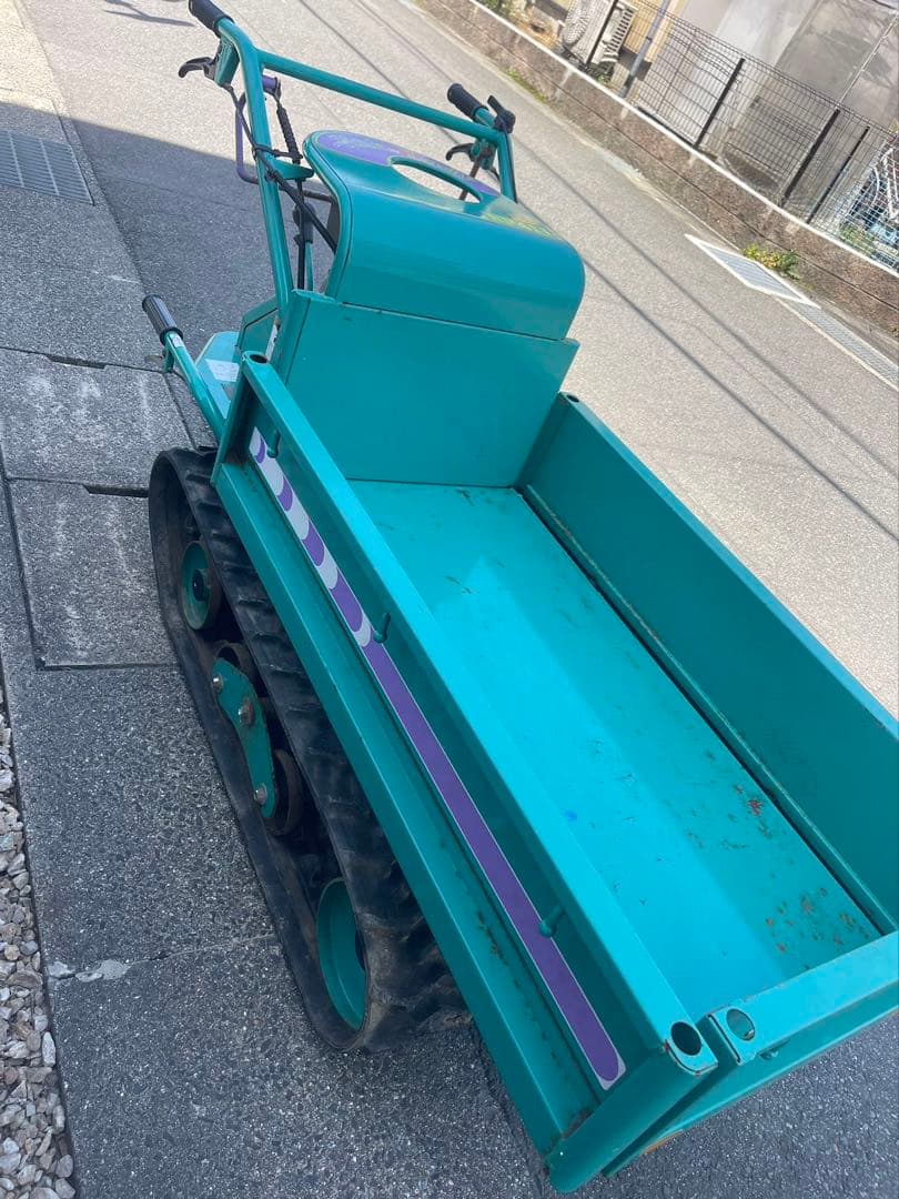 運搬車 BP411 キャニコム 最大積載量 250㎏ 4馬力 クローラ 手動