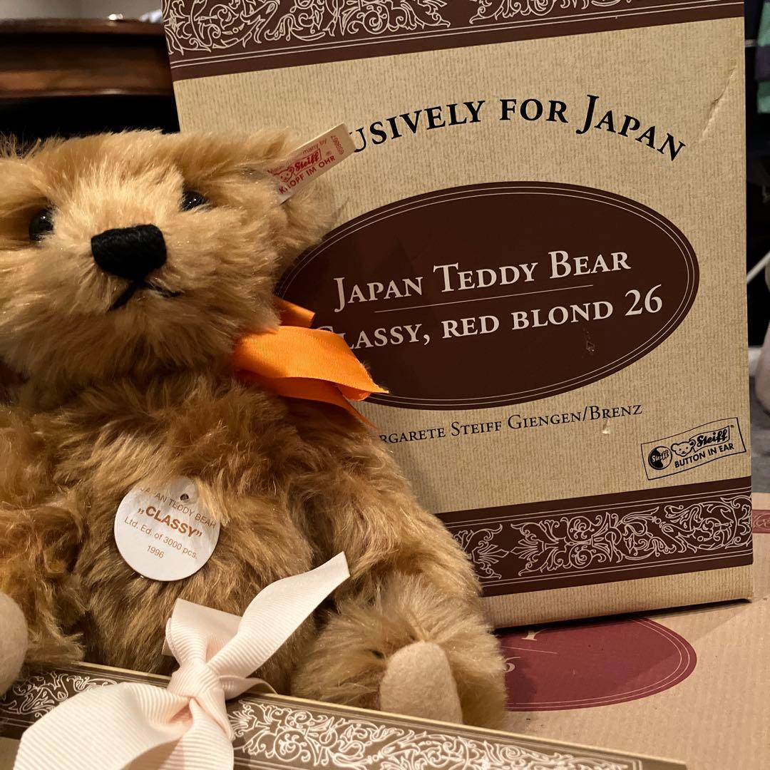 シュタイフ✨Japan Teddy Bear✨Classy Red Blond✨