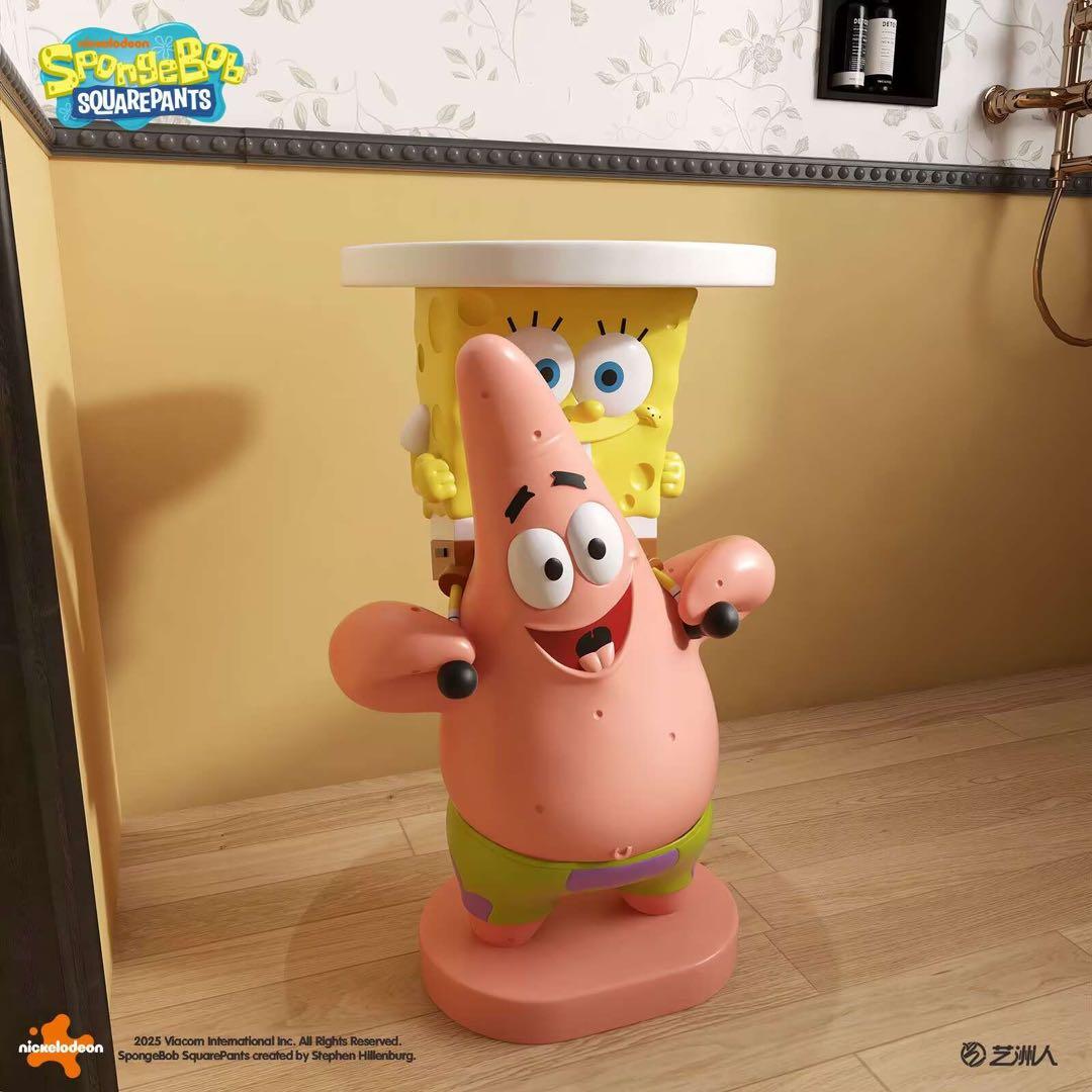 スポンジボブ　イカルゴ　パトリック君 特大インテリア フィギュア　置き物