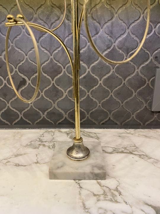 アンティーク　キッチン布巾掛け