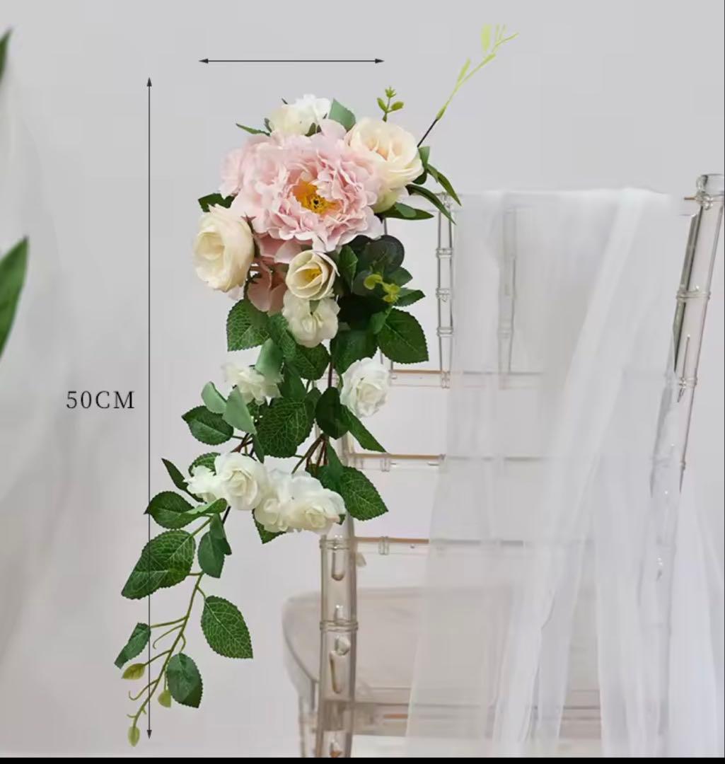 ホワイトピオニー造花アレンジメント