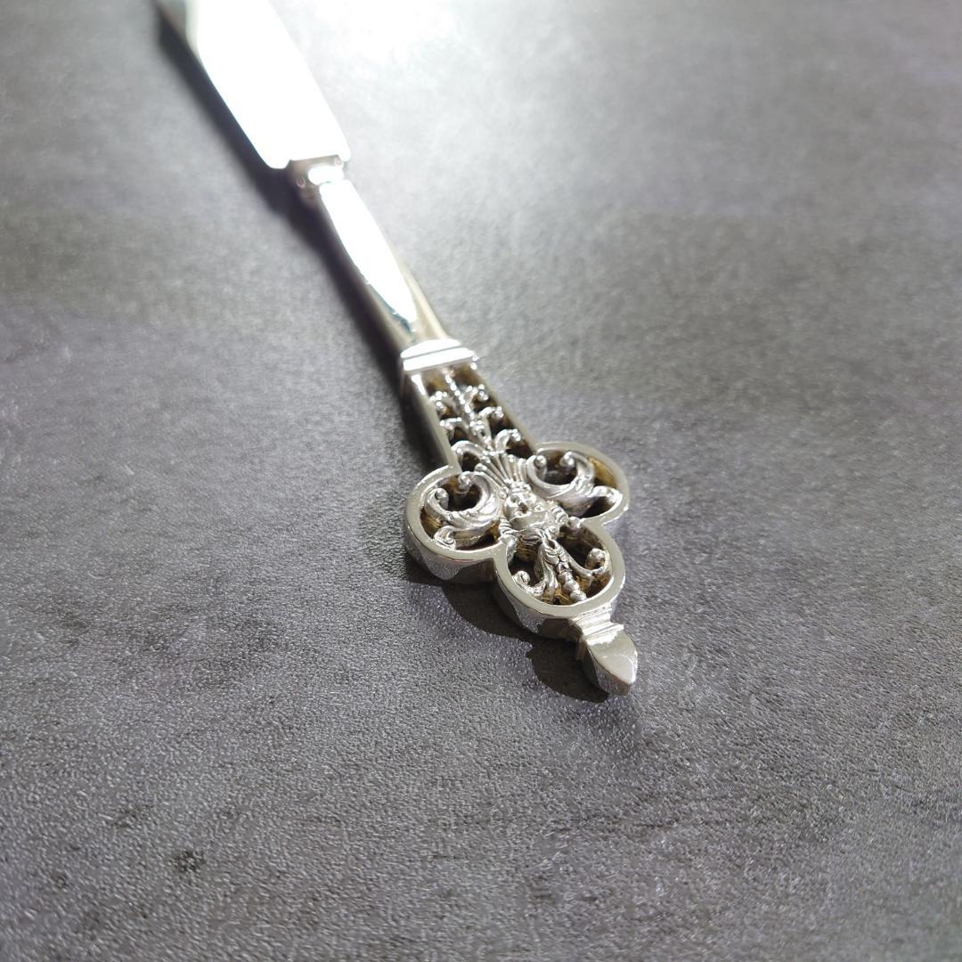 美品 カルディヤック クリストフル ルネサンス ルネッサンス テーブルナイフ