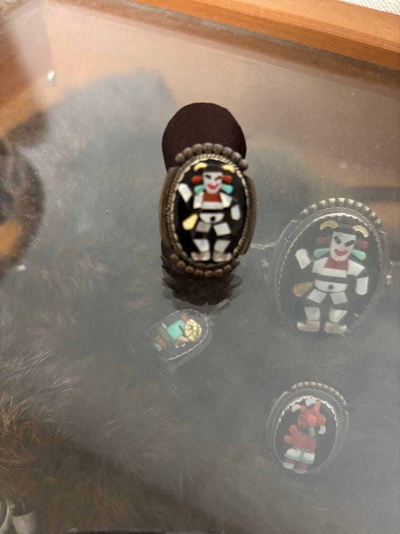 インディアンジュエリー　ズニ族　リング