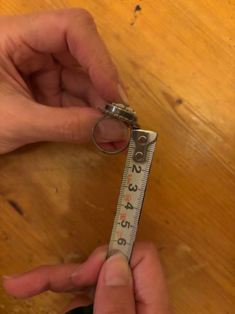 インディアンジュエリー　ズニ族　リング