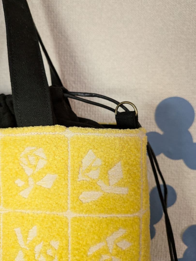 あおり巾着トートバッグ×ミナペルホネン