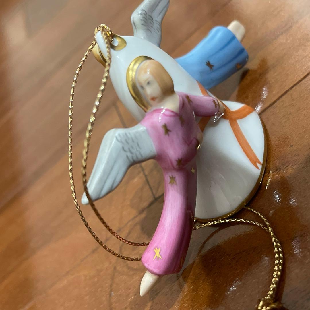 ヘレンド⚫︎クリスマス　天使の陶器　オーナメント