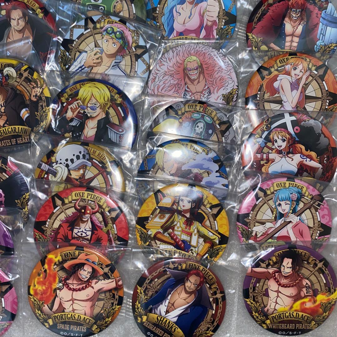ワンピース 輩缶バッジ 54点セット まとめ売り ルフィ エース サボ