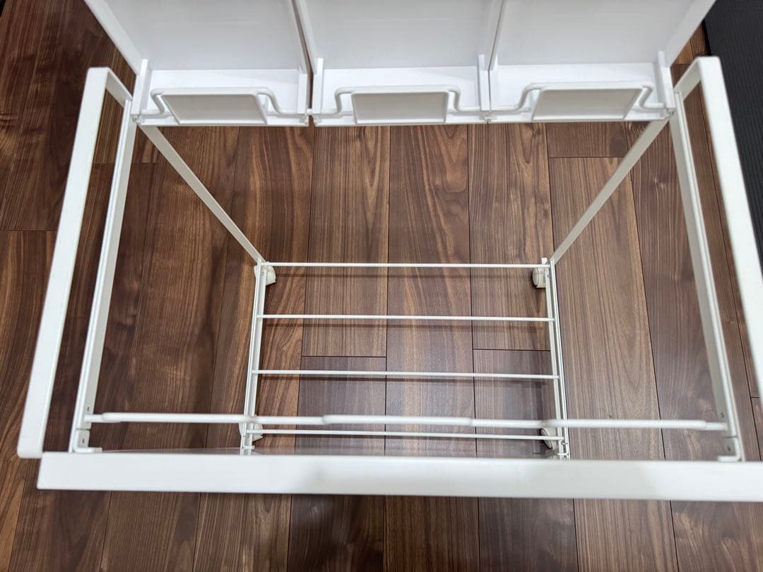 蓋付き目隠し分別ダストワゴン タワー 3分別