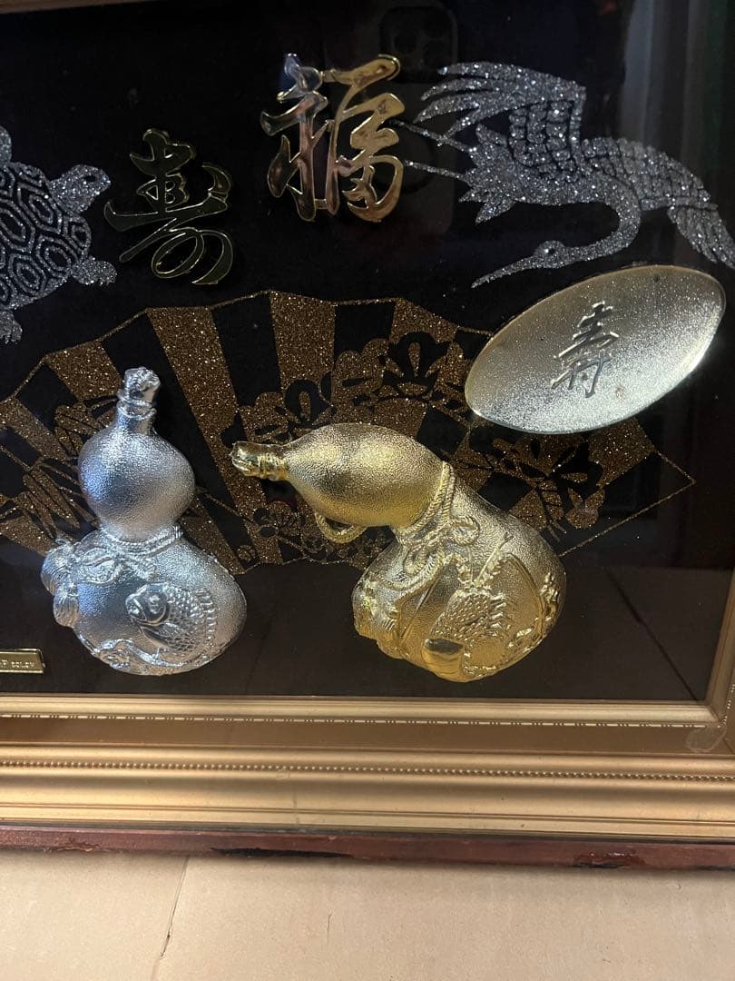 金色銀色の吉祥装飾品 24K金メッキ