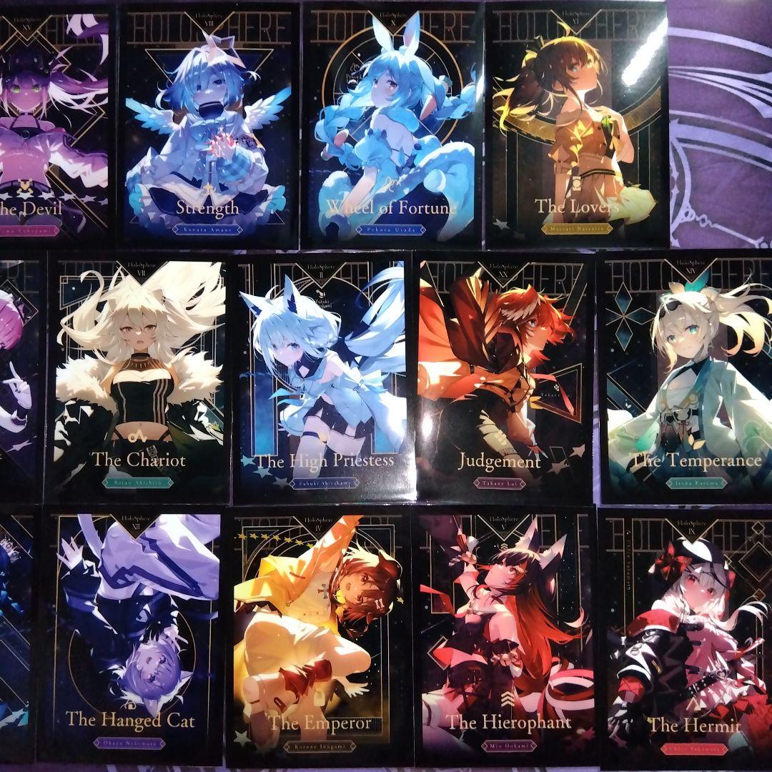 ホロライブ 混沌の女神様 全22種+限定1種 計23枚 スリーブ 各1枚ずつ