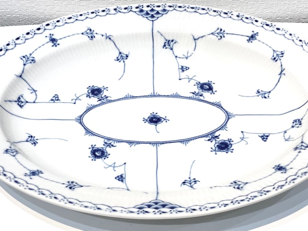 390-760【ロイヤル コペンハーゲン　オーバル ディッシュ　36.5cm】