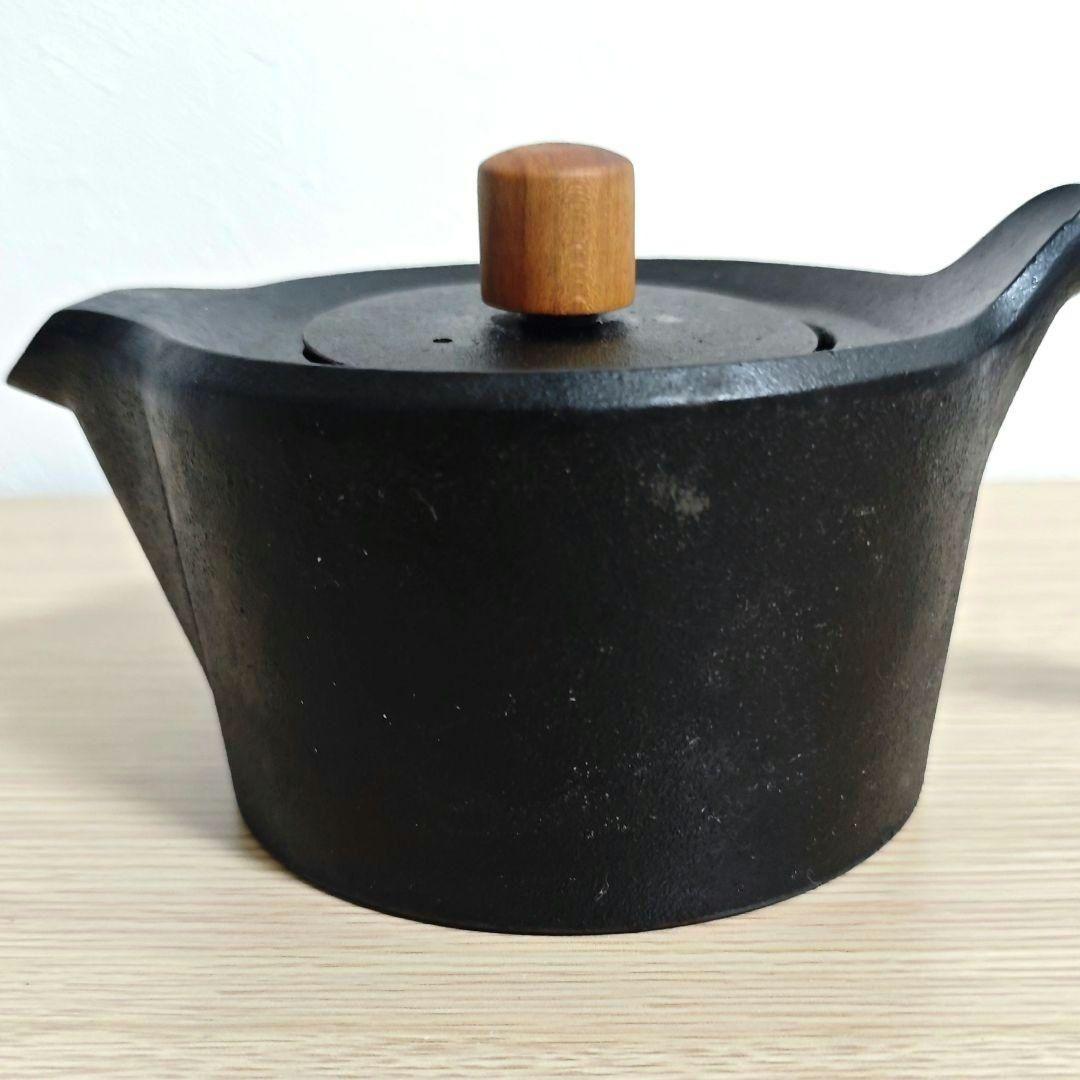南部鉄器　鉄瓶　スワローポット　0.6L　持ち手セット