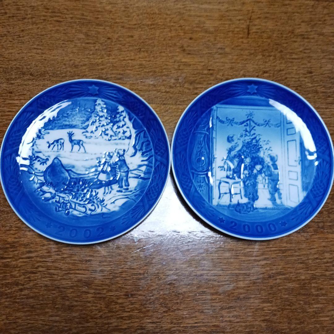 ロイヤルコペンハーゲンクリスマスイヤープレート2000、2002年 - メルカリ