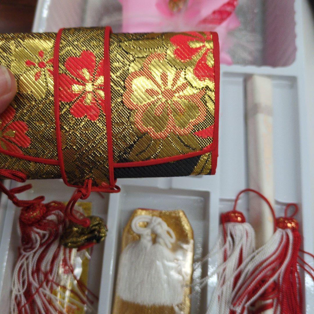 七五三 はこせこセット　18センチ未使用タグ付き　金黒