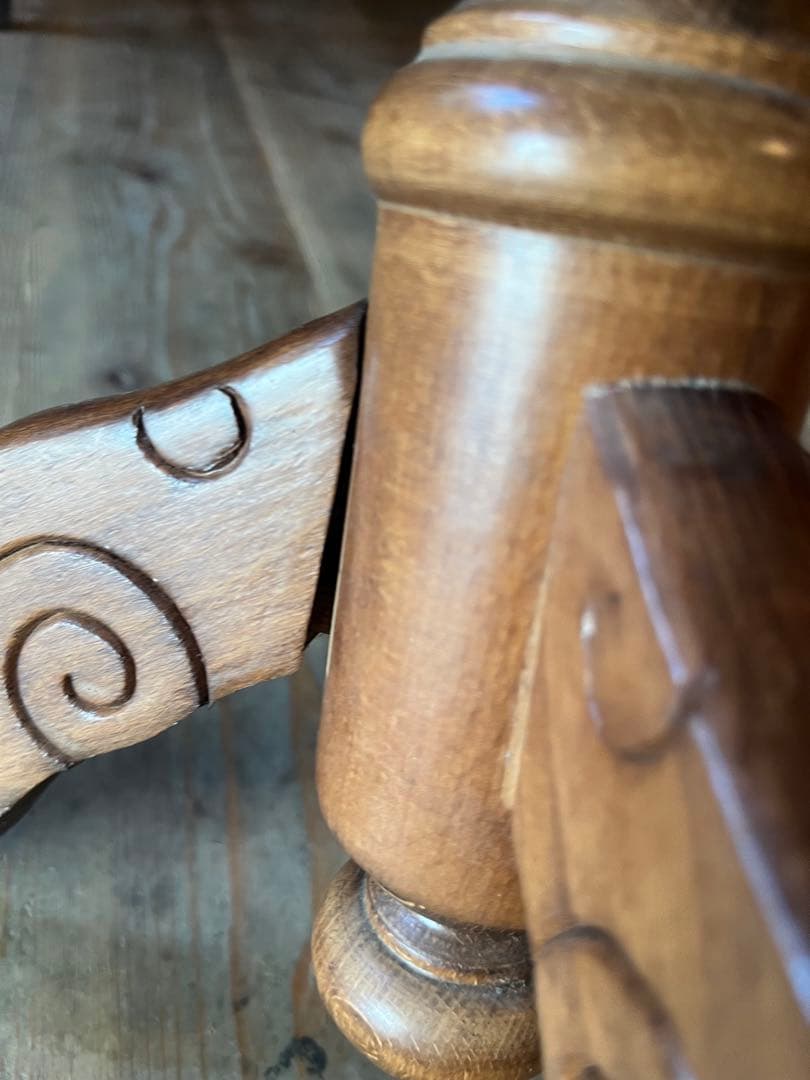 サイドテーブル コーヒーテーブル 猫脚 象嵌 アンティーク 花台 コンソール