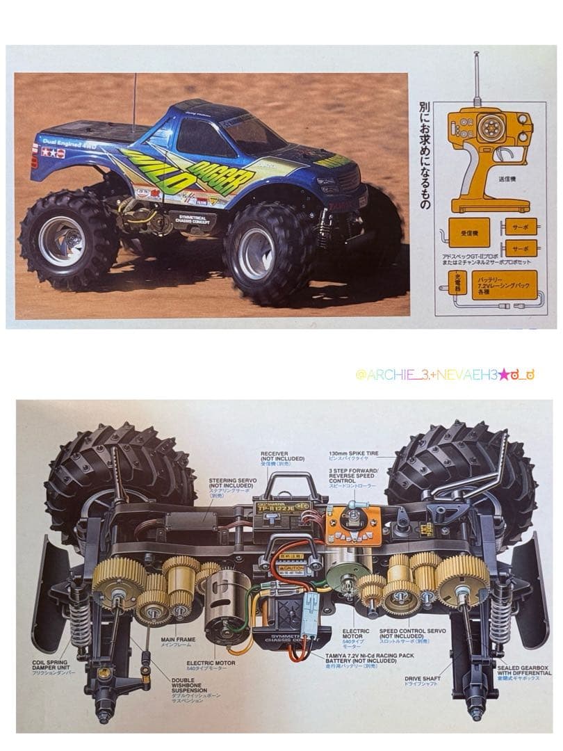 タミヤ★WILD DAGGER・ワイルドダカー 1/10スケール