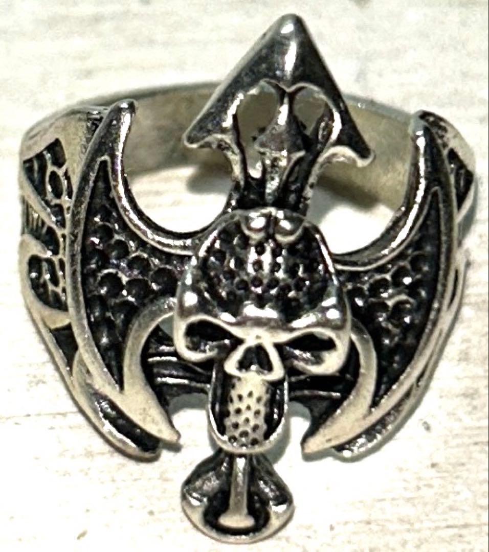 【ユニーク】シルバー製クモペンダントとリングセット