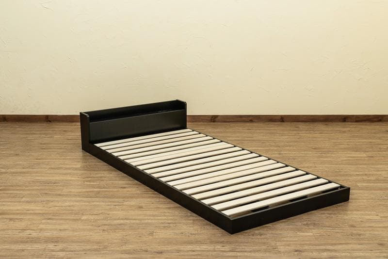 《新品・送料無料》NEW　Altaコンセント付きローベッド　BK/DBR/WH