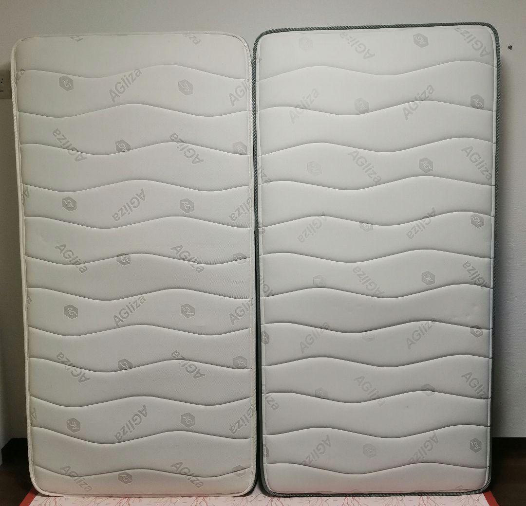 フランスベッド Agilza シングルスプリングマットレス２台
