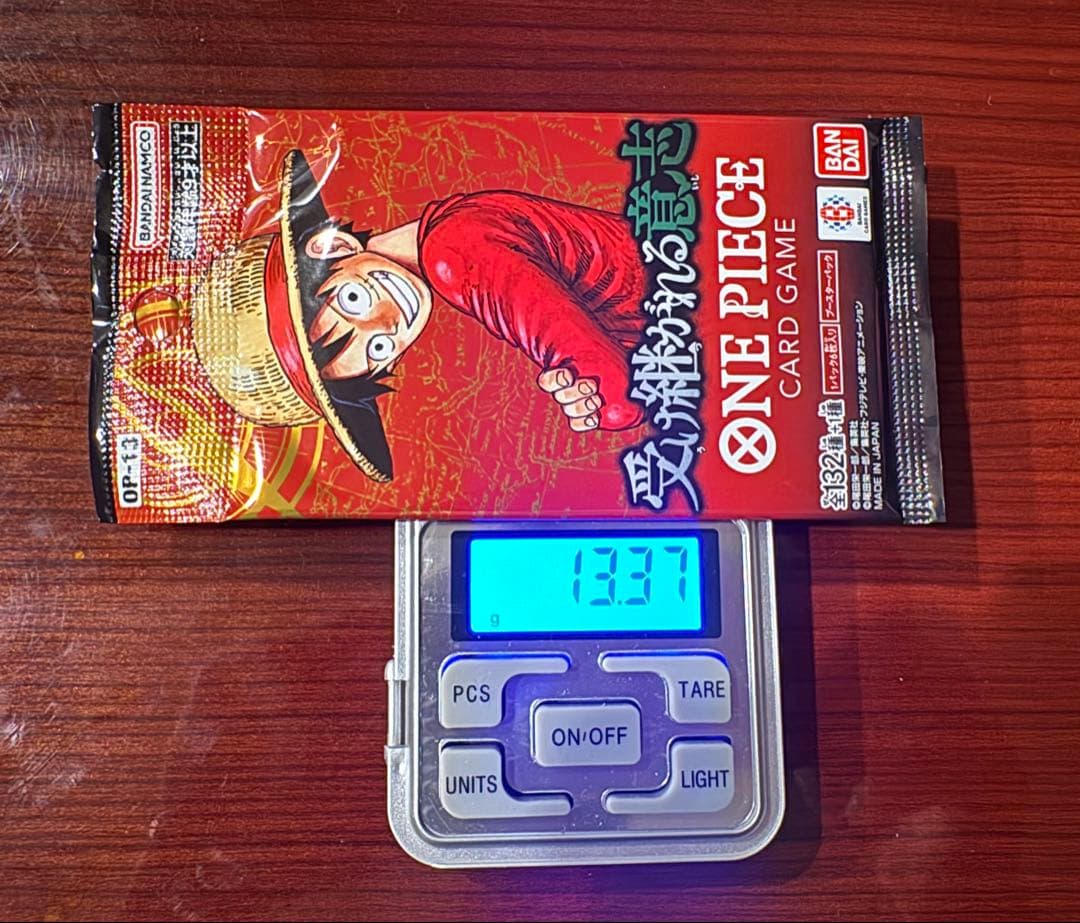 ふ*ず様 OP-13 受け継がれる意志｜3パック｜13.27〜13.72g｜コミ