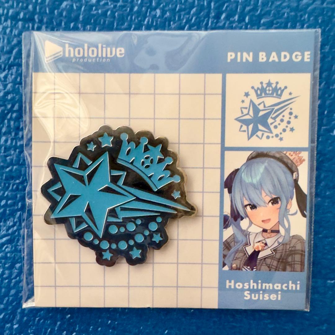 星街すいせい ピンバッジ ホロエンブレム ホロライブ - メルカリ