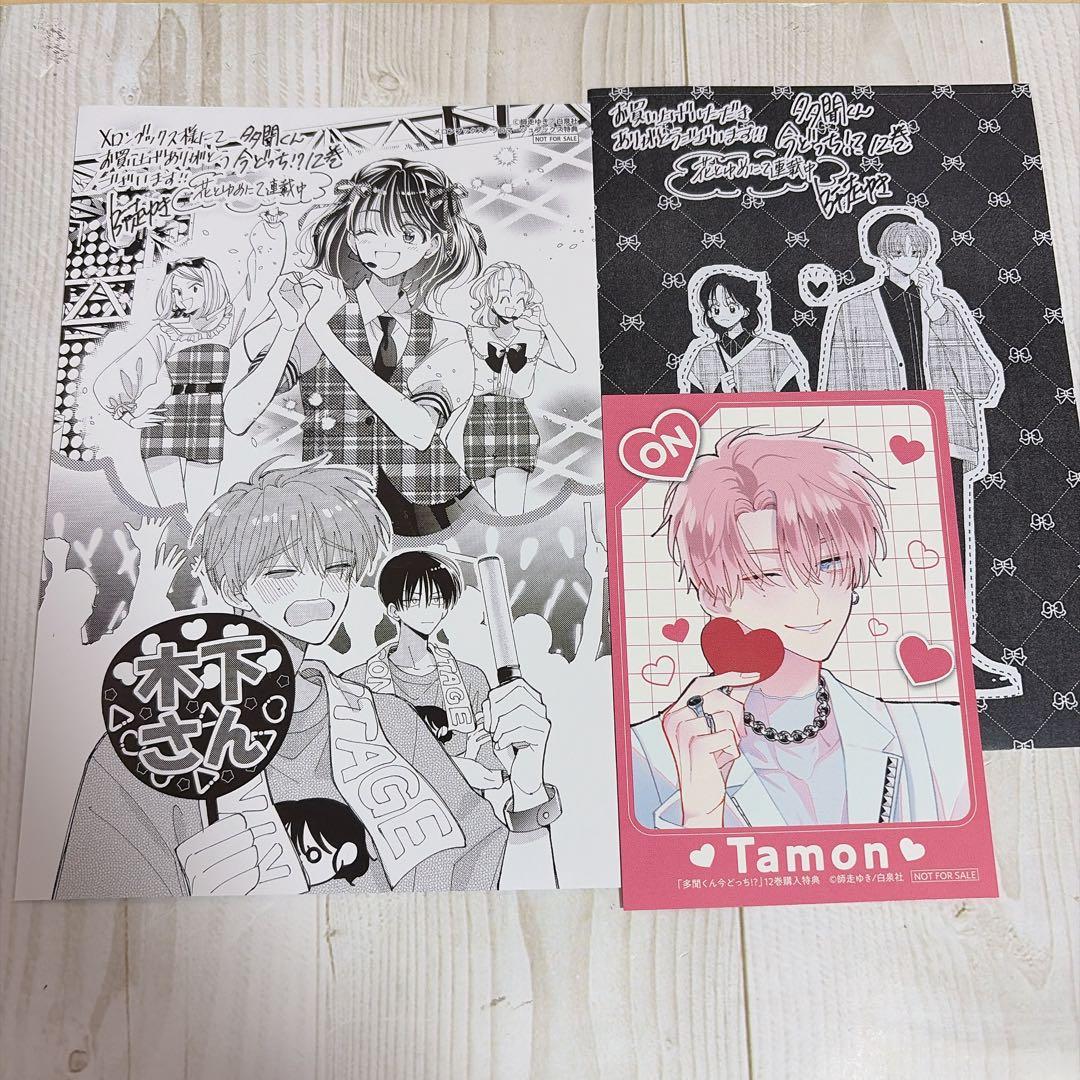 多聞くん今どっち！？ 師走ゆき 12巻 メロンブックス特典 イラスト