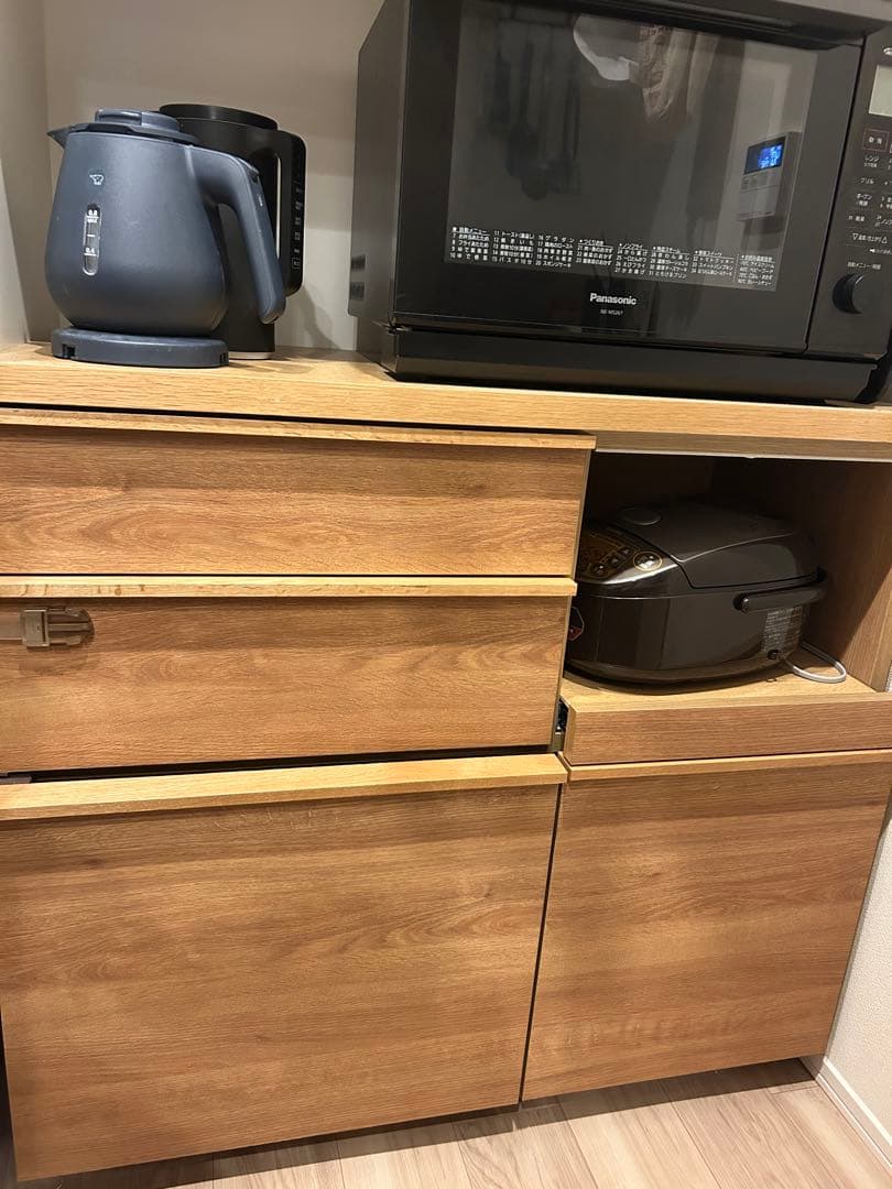 LOWYA ロウヤ 食器棚 キッチンボード 幅100