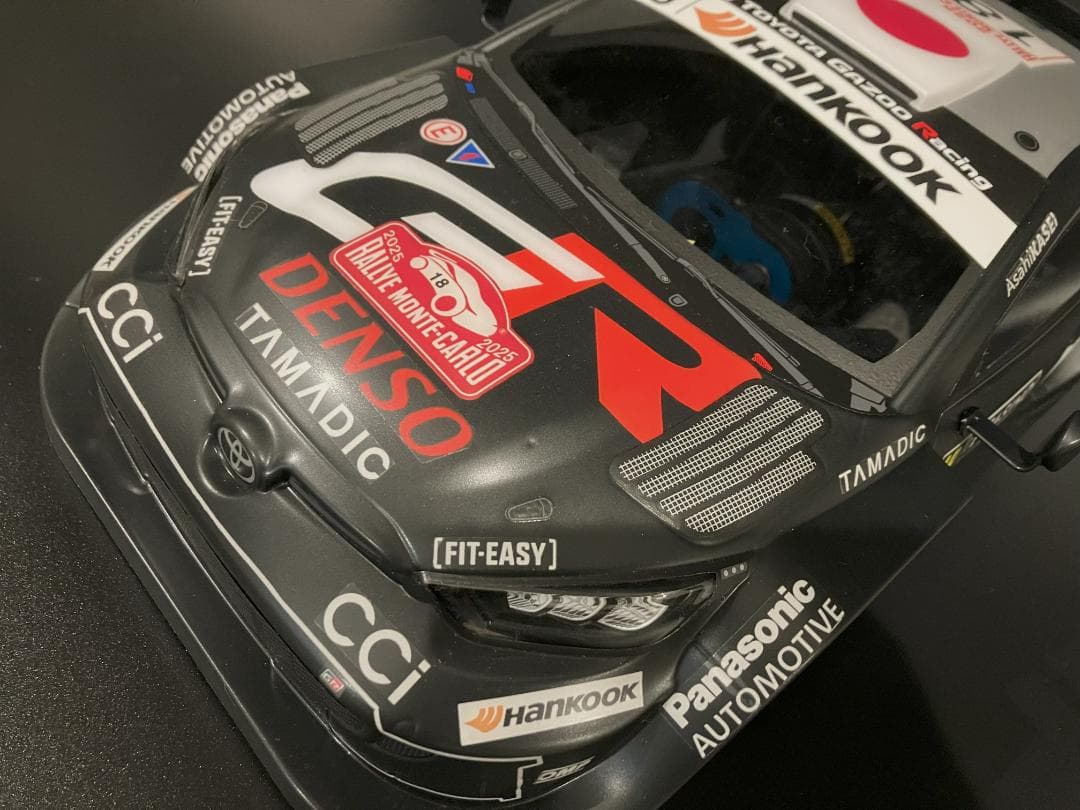 タミヤRCボディ ヤリス WRC2025 ラリーモンテカルロ 勝田選手 - メルカリ