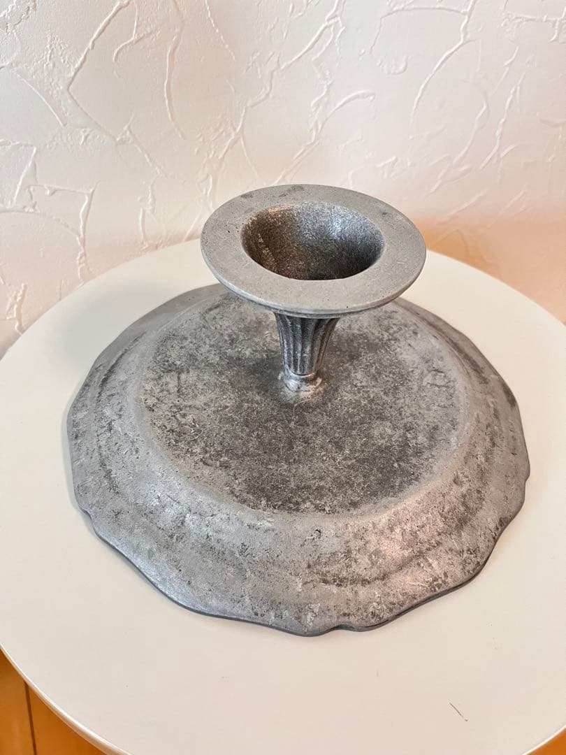 co+fe コフェ　アルミ　花リムオーバルコンポート　21cm 未使用