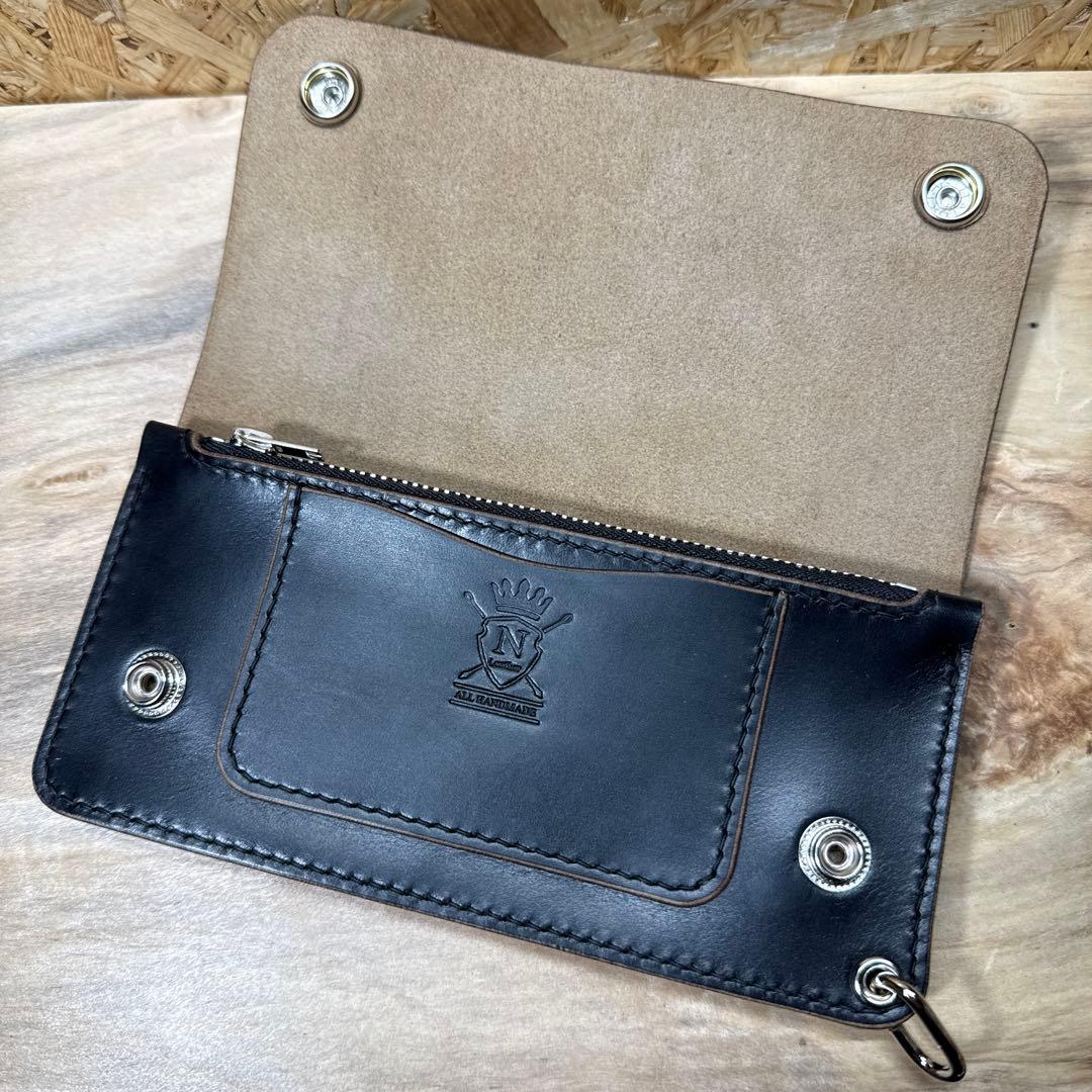 ホーウィン社 クロムエクセル 180 トラッカーウォレット タロン 茶芯 Ni