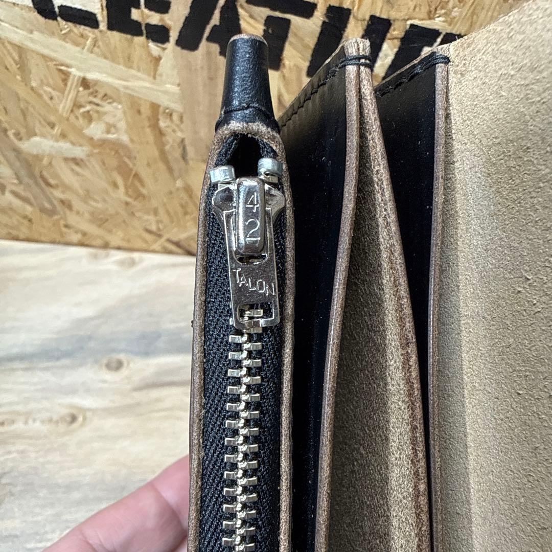 ホーウィン社 クロムエクセル 180 トラッカーウォレット タロン 茶芯 Ni