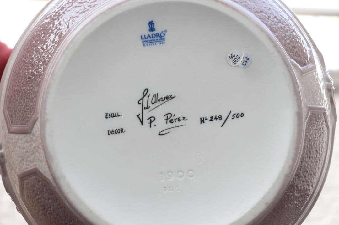 リヤドロ 淑女の庭 500体限定 陶器人形 置物 フィギュリン No1900