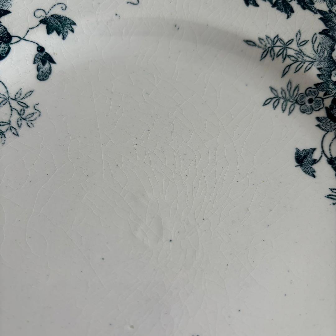 フランスアンティーク ムーランデルー Marie Louiseプレート2枚セット