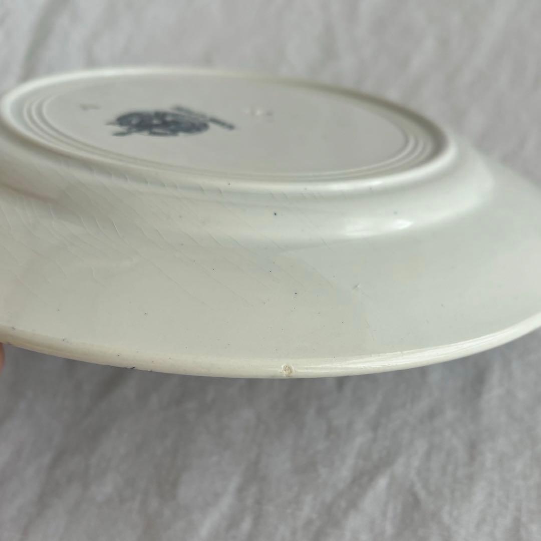 フランスアンティーク ムーランデルー Marie Louiseプレート2枚セット