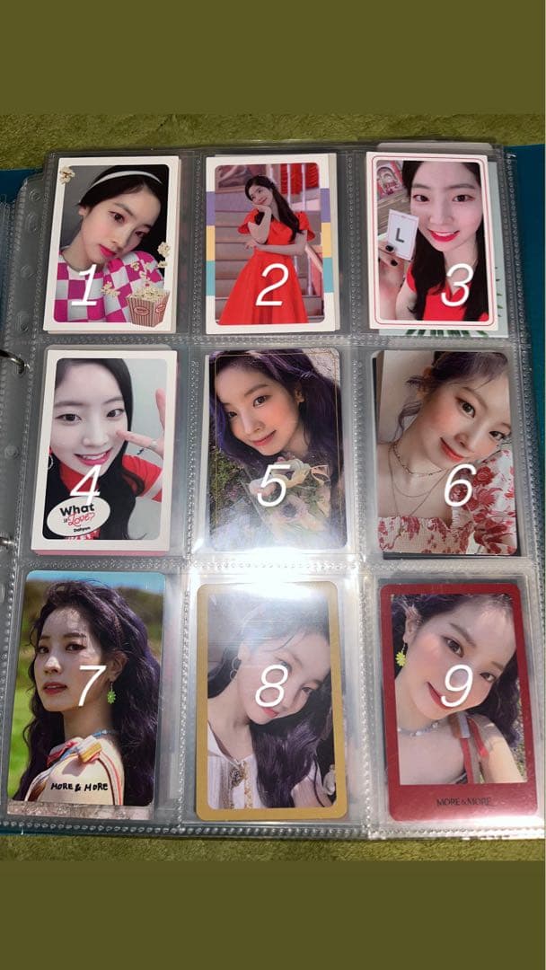 TWICE ダヒョン トレカ ばら売りも可能