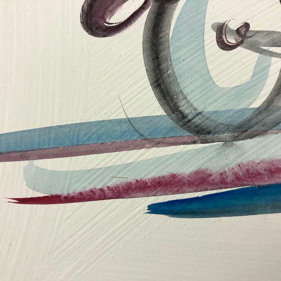 【カンボジアで購入】絵画 人力車 僧侶 アート フレーム付き