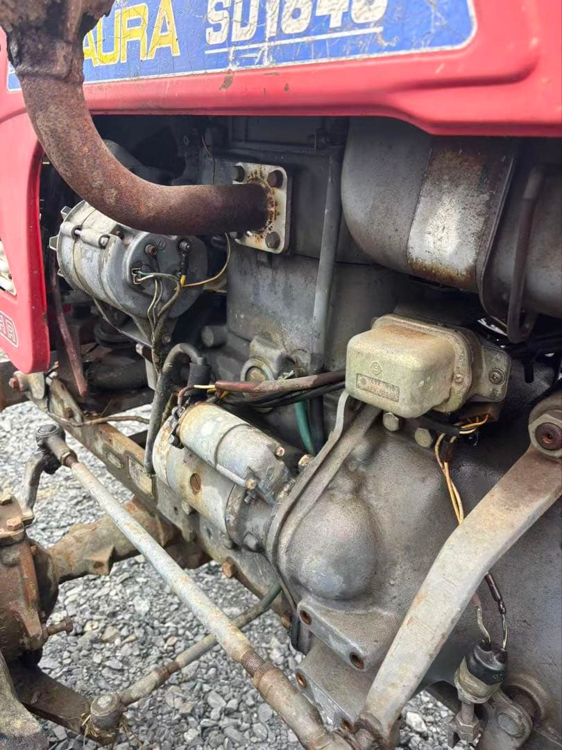 SHIBAURA SD1840赤いトラクター 茨城县引き取り 限定