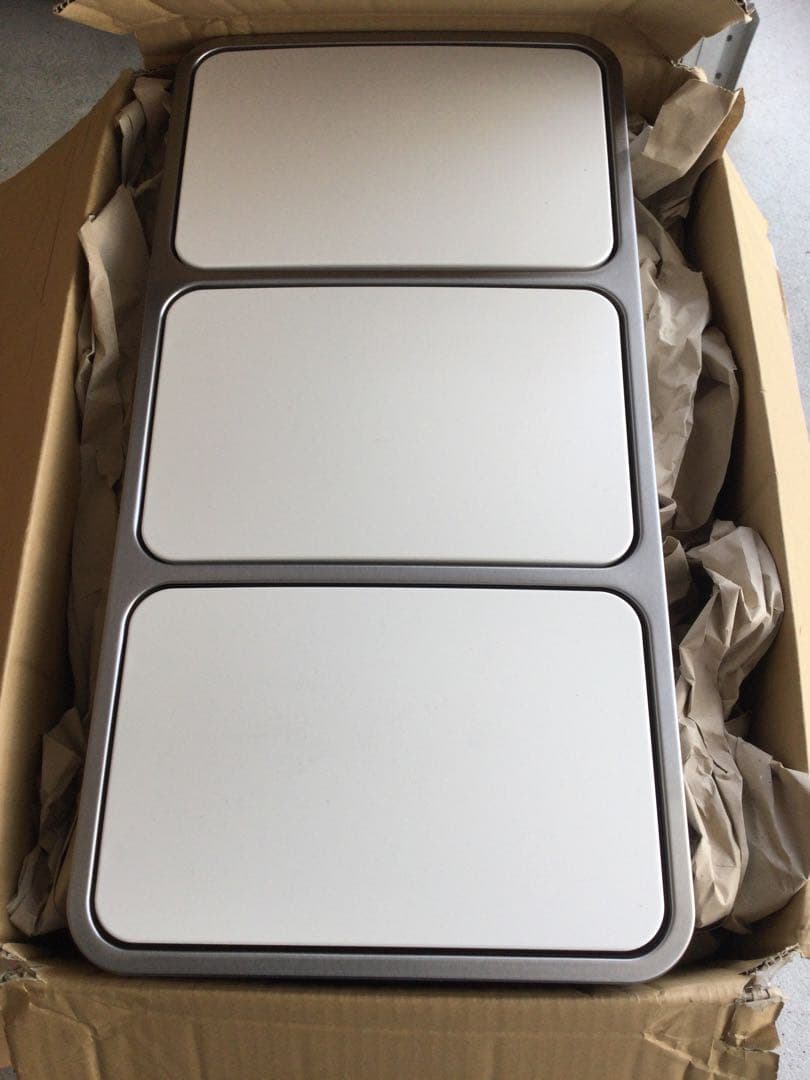 訳あり　ゴミ箱 ダストボックス ペダル式 3×18L