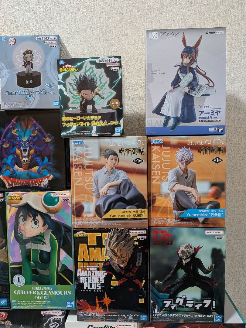 最新含む人気少年マンガ プライズフィギュアなど17個まとめ売り