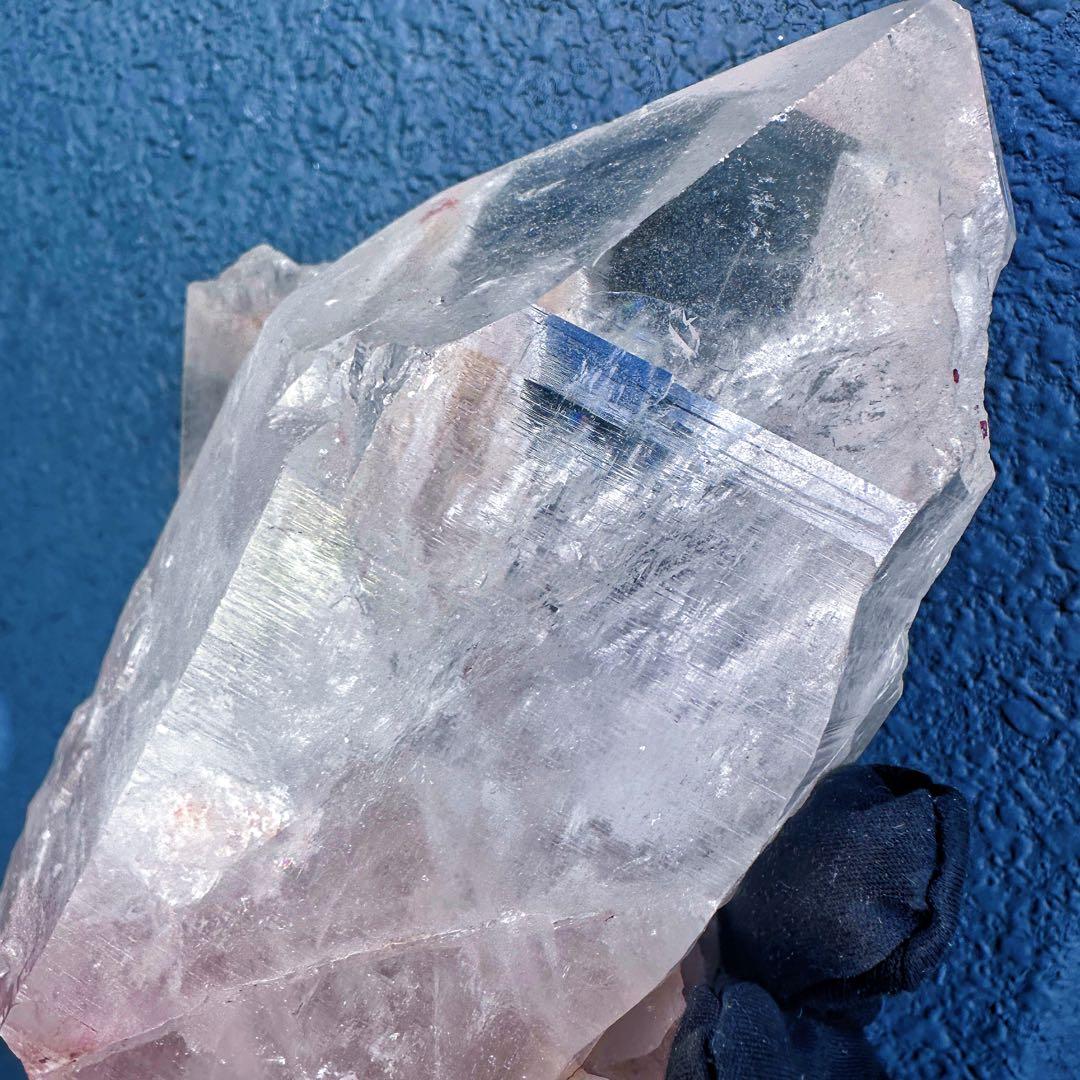 別格高級品 ❗️巨大❗️超強いパワー虹入り☆ヒマラヤ水晶パワーストーン浄化A1455