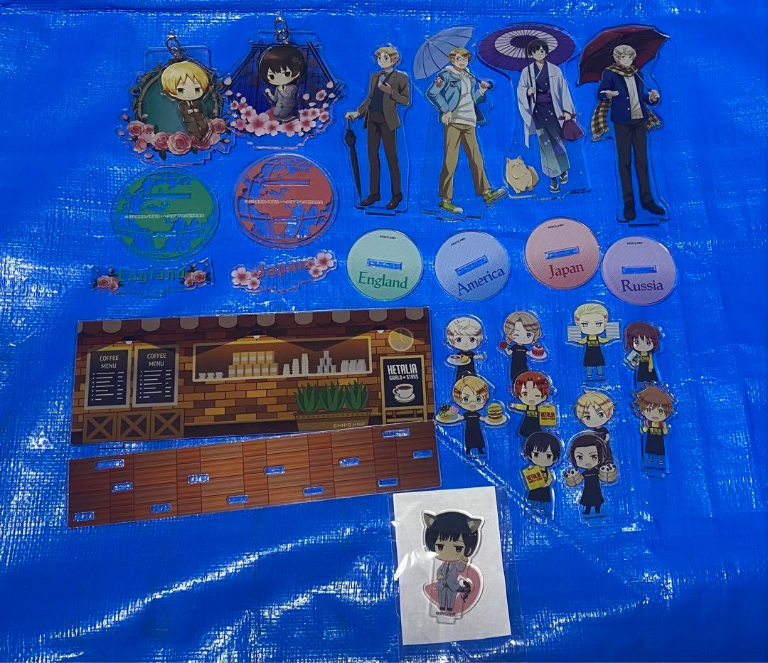 ヘタリア ねんどろいど アクスタ ラバーストラップ グッズ マンガ大量