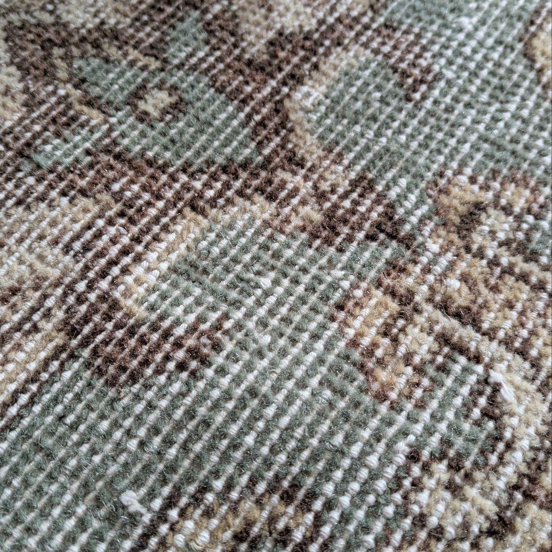 108×203 グリーン王道メダリオン トルコヴィンテージラグ - メルカリ