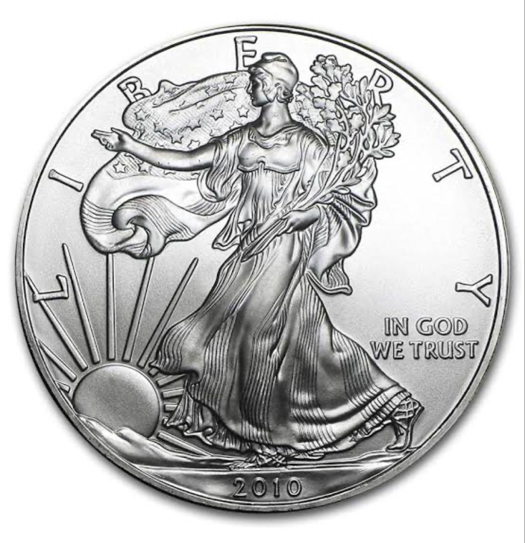 2014年 アメリカ シルバーイーグル 1oz 純銀コイン - メルカリ