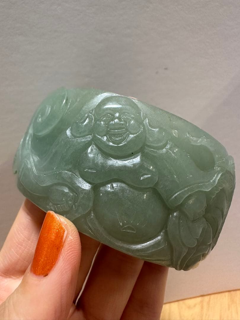 春節祭　弥勒菩薩　シャー太翠バングル