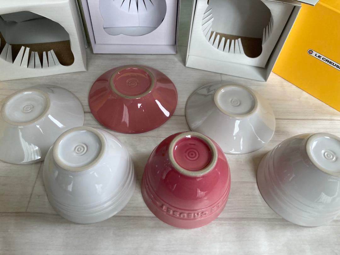 新品未使用　LE CREUSET ルクルーゼ　カップ＆ソーサ　ジャポネスクピンク