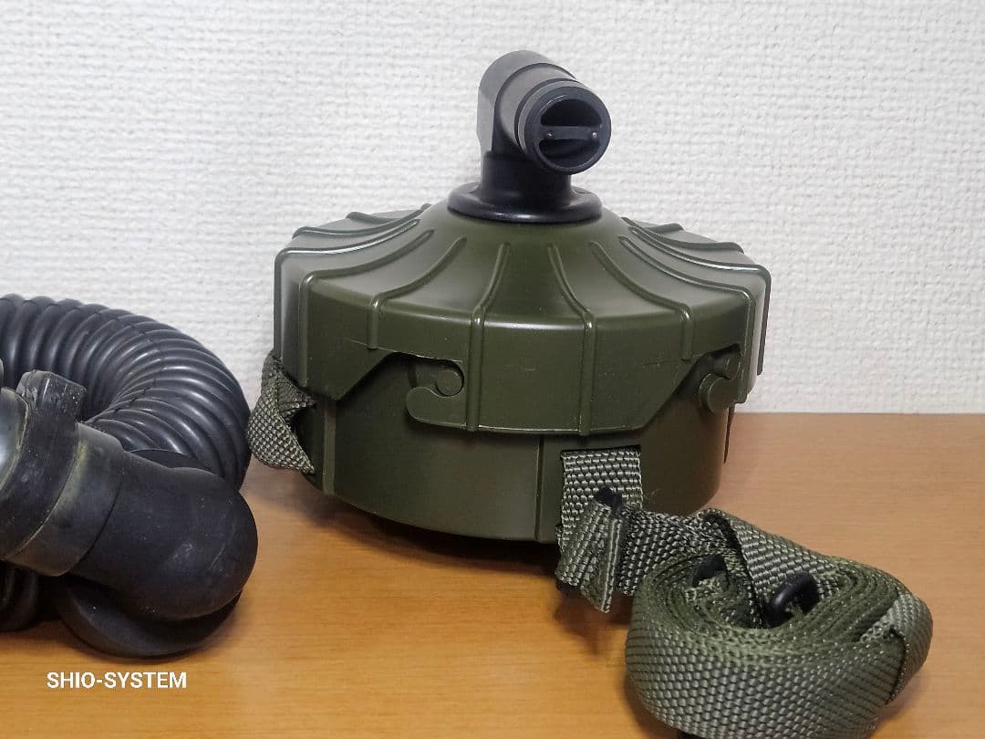 【未開封】M40A1ガスマスクフルセット + 戦闘車両仕外付けホース付