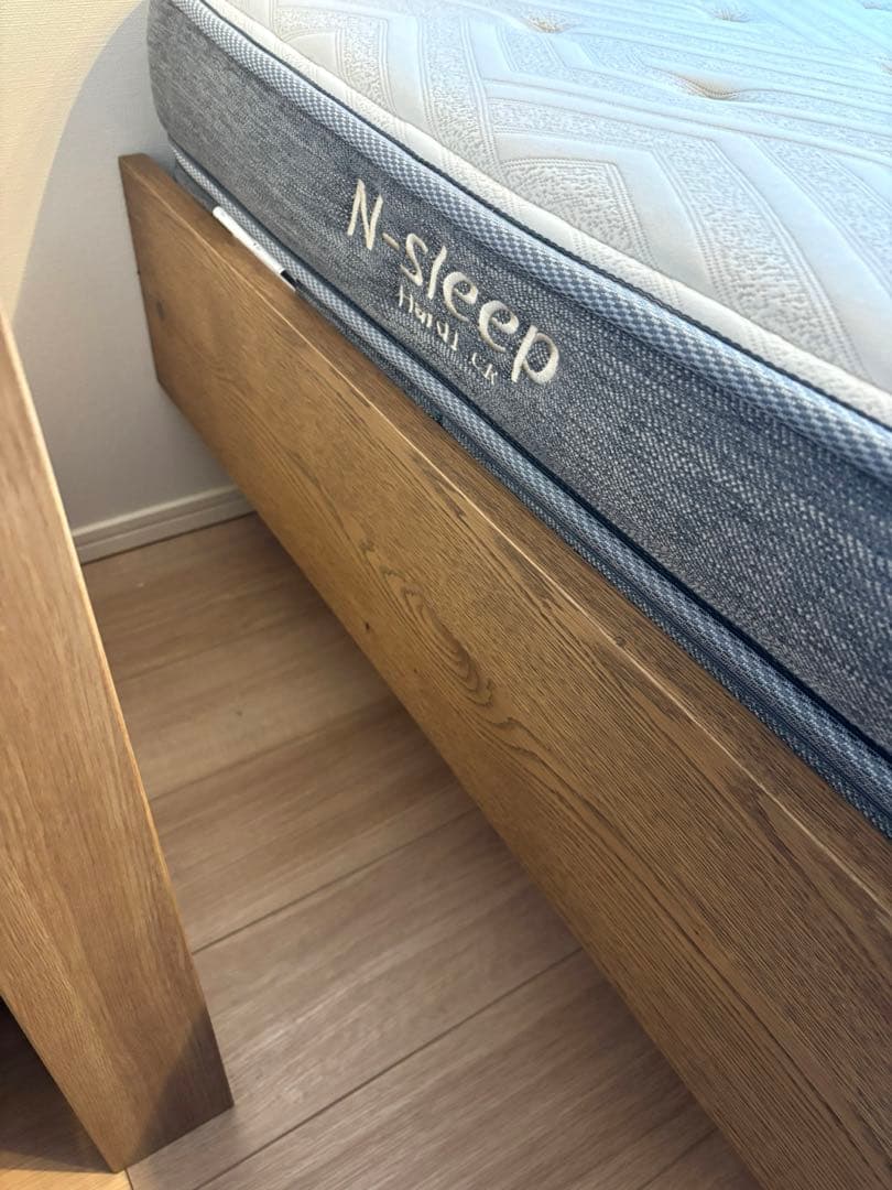 【極美品】ADDAY unico シングルフレーム マットレス＋収納引出し付き