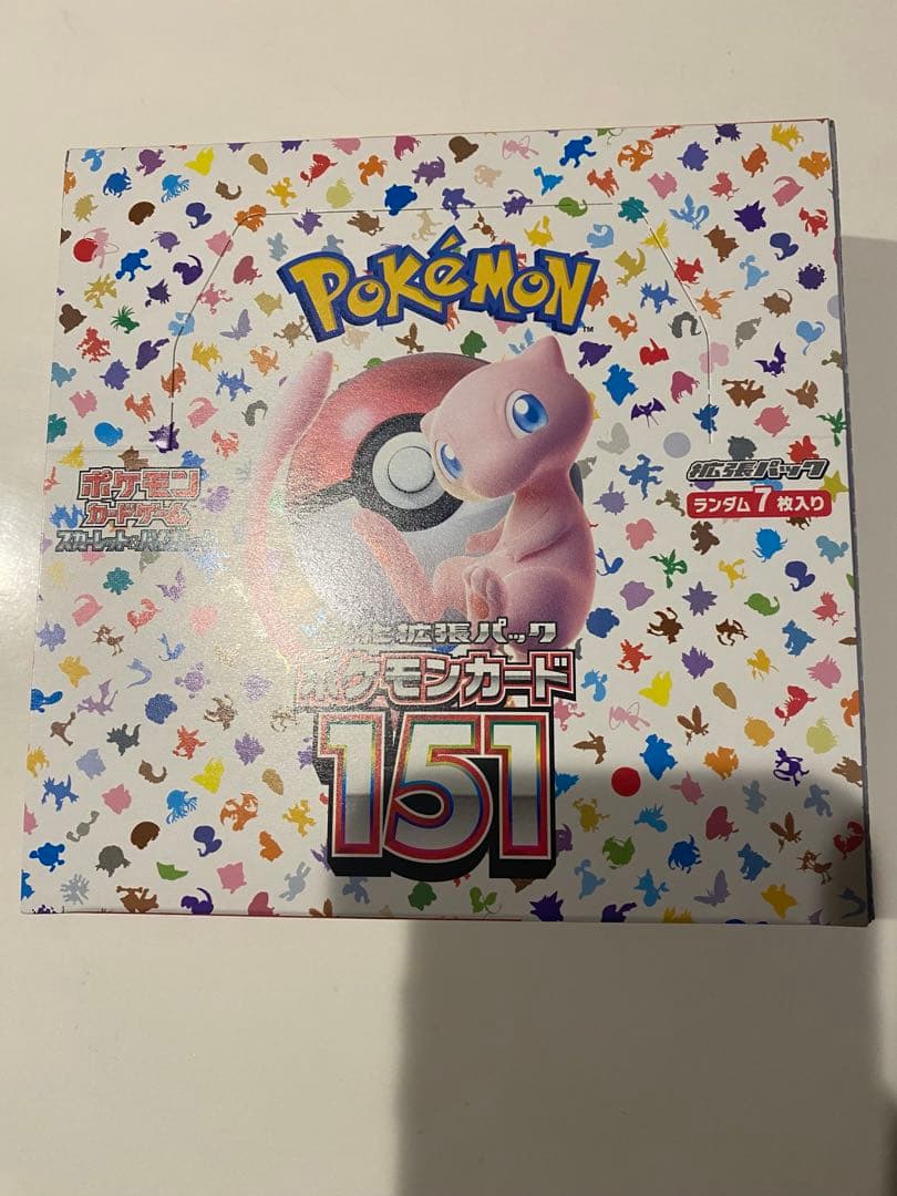み*る様 ポケモンカード151 ボックス SV2a(シュリンクなし)新品未開封